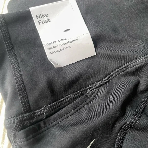 NWT Nike Dri Fit Black Legging size XL - Picture 2 of 3